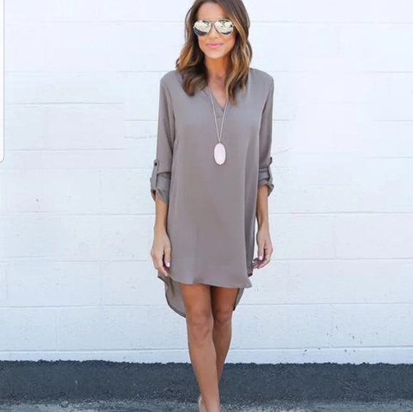 Mini dress tunic long blouse - Picture 3 of 8